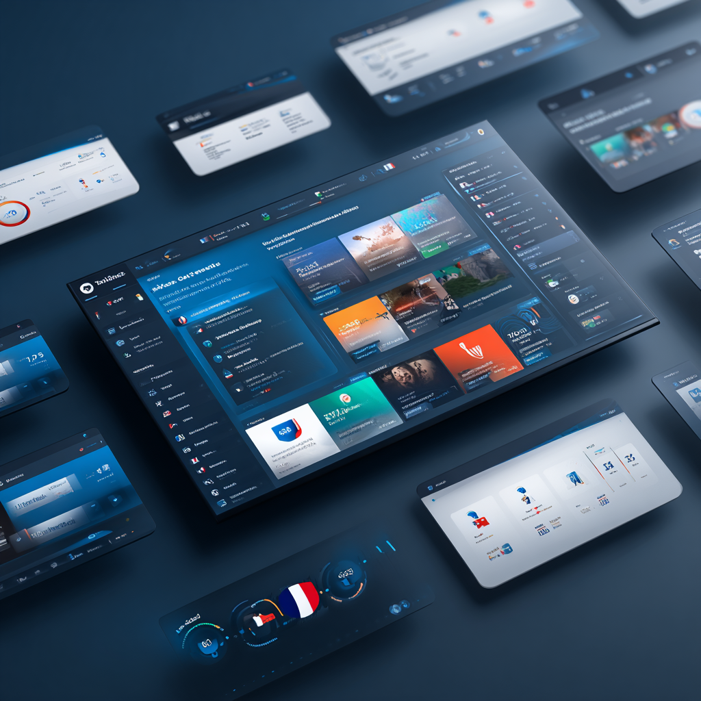 Image représentant le meilleur abonnement IPTV en France avec une smart TV et interface de chaînes.