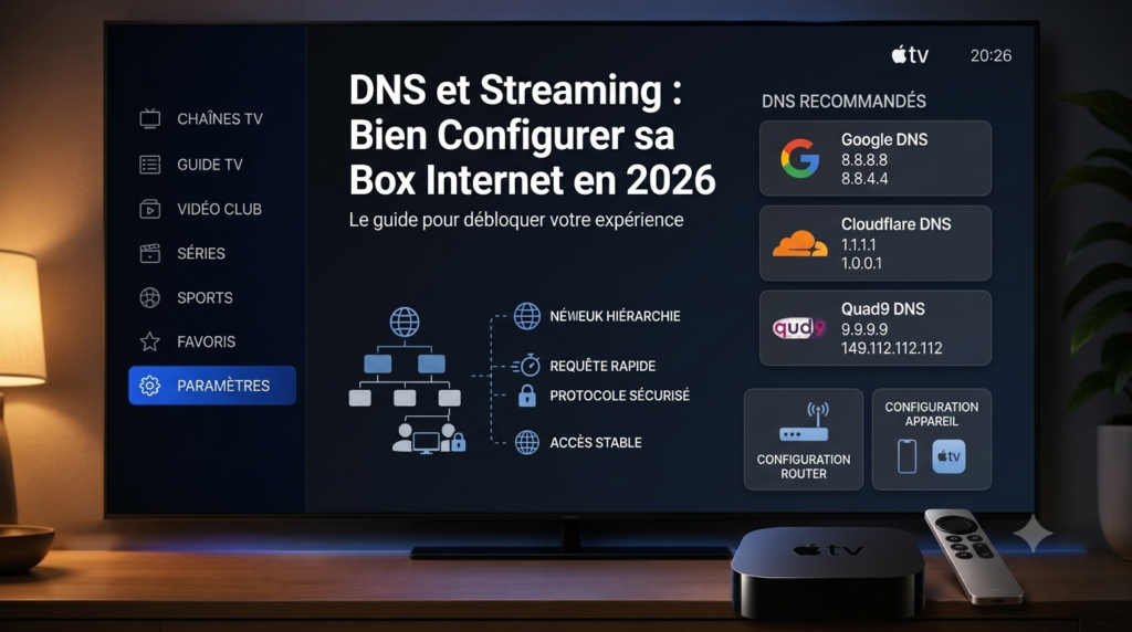 DNS et Streaming : Bien Configurer sa Box Internet